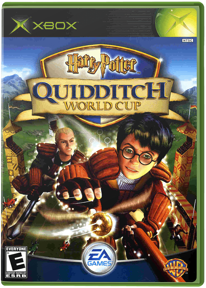 Harry Potter Quidditch World Cup box art for Xbox